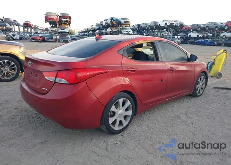 2011 Hyundai Elantra Limited (Ulsan Plant) from USA, damaged, VIN KMHDH4AE6BU153923
